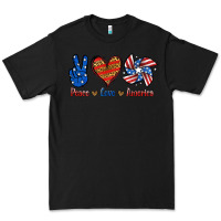 Black Peace Love America Premium Tee - Jasminsmagicworld