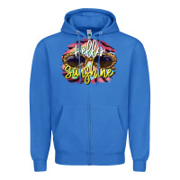 True Royal hello sunshine Zipper Hoodie - BarkalooDesign
