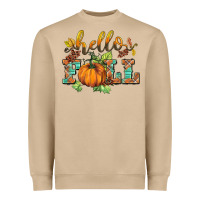 Mushroom hello fall pumpkin Heavyweight Sweatshirt - BarkalooDesign