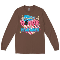 Chestnut Memorial Day honor and remember Long Sleeve Tee - FaDigitalArtStudio