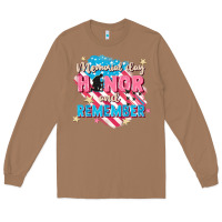 Toasted Coconut Memorial Day honor and remember Long Sleeve Tee - FaDigitalArtStudio