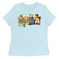 Baby Blue nola cake mardi gras Ladies Tee - CowGirlArtShop