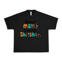Black Because Mama Runs This Shitshow Urban Heavy Tee - CowCowDesign