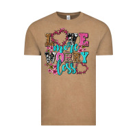 Vintage Coffee love more worry less olivia Vintage Tee - OliviaCreatesArt