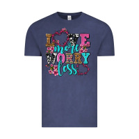 Vintage Denim love more worry less olivia Vintage Tee - OliviaCreatesArt