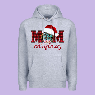 Mom Christmas Premium Hoodie Designed By Cowhidedigitalart