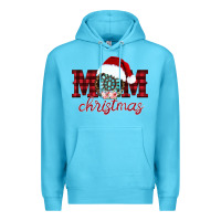 Ocean Blue mom Christmas Premium Hoodie - CowhideDigitalArt