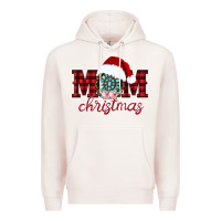 Pale Pink mom Christmas Premium Hoodie - CowhideDigitalArt