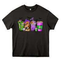 Asphalt Coffee Cups with Cow and Halloween Heavy Core Tee - texasbilliewilder
