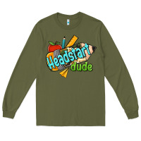 Army Green headstart dude Long Sleeve Tee - RanaPortraitStore