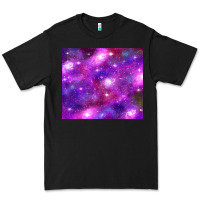 Black colorful abstract galaxy black and purple Premium Tee - TumblerDesignByShophia
