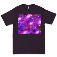 Plum colorful abstract galaxy black and purple Premium Tee - TumblerDesignByShophia