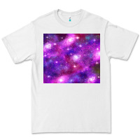 White colorful abstract galaxy black and purple Premium Tee - TumblerDesignByShophia