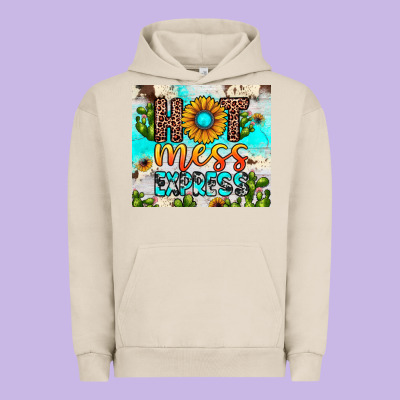 Hot Mess Express Urban Hoodie Designed By Jahusdesignshop
