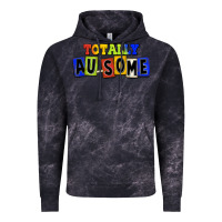Cloud Black Totally au-some Vintage Hoodie - FaDigitalArtStudio