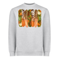 Heather Grey fall brushstrokes Heavyweight Sweatshirt - BarkalooDesign