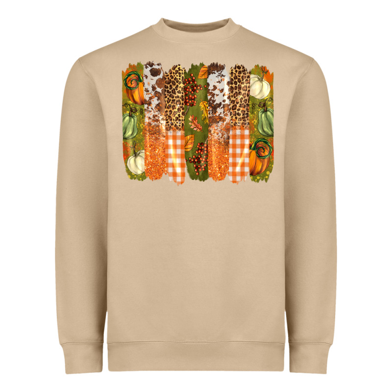 Fall Brushstrokes Heavyweight Sweatshirt by BarkalooDesign | Teevron