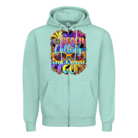 Seafoam the beach is calling and i must go Zipper Hoodie - BarkalooDesign