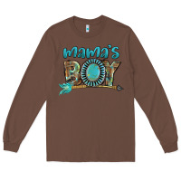 Chestnut Mama's boy Mother's Day Long Sleeve Tee - FaDigitalArtStudio