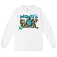 White Mama's boy Mother's Day Long Sleeve Tee - FaDigitalArtStudio