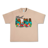 Burro Blessed Mama Flowers Cow Urban Heavy Tee - CowCowDesign