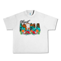 Lunar Rock Blessed Mama Flowers Cow Urban Heavy Tee - CowCowDesign