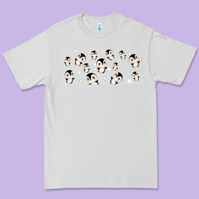 Cute Penguin Premium Tee Designed By Tumblerdesignbyshophia