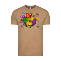 Vintage Coffee mardi gras lips olivia Vintage Tee - OliviaCreatesArt
