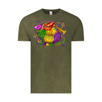 Vintage Olive mardi gras lips olivia Vintage Tee - OliviaCreatesArt