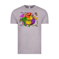 Mardi Gras Lips Olivia Vintage Tee | Teevron