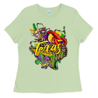 Matcha texas map mardi gras Ladies Tee - CowGirlArtShop