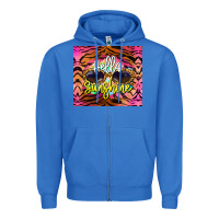 True Royal hello sunshine Zipper Hoodie - BarkalooDesign