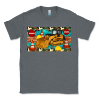 Charcoal Heather bulldozer sippy Classic Tee - Artiststas