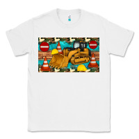 White bulldozer sippy Classic Tee - Artiststas