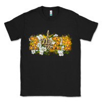 Black 2024 skeleton middle finger new year Classic Tee - CowGirlArtShop
