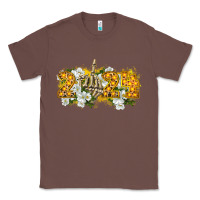Chestnut 2024 skeleton middle finger new year Classic Tee - CowGirlArtShop