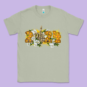 2024 Skeleton Middle Finger New Year Classic Tee Designed By Cowgirlartshop