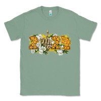 Sage 2024 skeleton middle finger new year Classic Tee - CowGirlArtShop