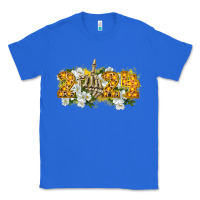 True Royal 2024 skeleton middle finger new year Classic Tee - CowGirlArtShop