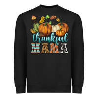 Black thankful mama Heavyweight Sweatshirt - BarkalooDesign