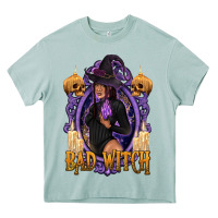 Arona Bad Witch Black Woman Heavy Core Tee - texasbilliewilder