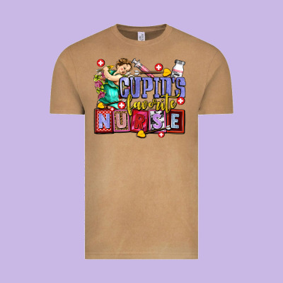 Cupids Favorite Nurse Olivia Vintage Tee Designed By Oliviacreatesart