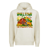 Oatmeal Heather small town st patricks day Premium Hoodie - CowhideDigitalArt