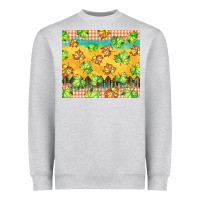 Heather Grey fall leaf tumbler Heavyweight Sweatshirt - BarkalooDesign