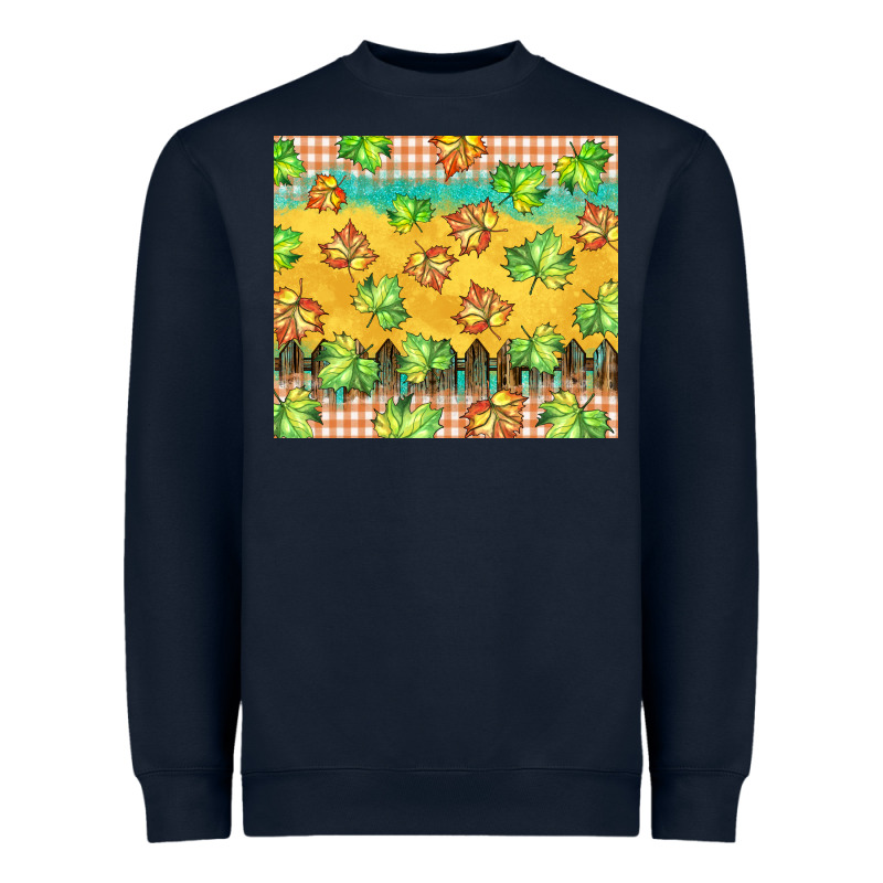 Fall Leaf Tumbler Heavyweight Sweatshirt by BarkalooDesign | Teevron