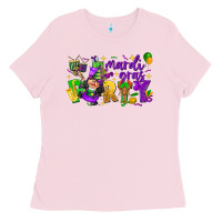 Bubblegum Pink mardi gras party Ladies Tee - CowGirlArtShop