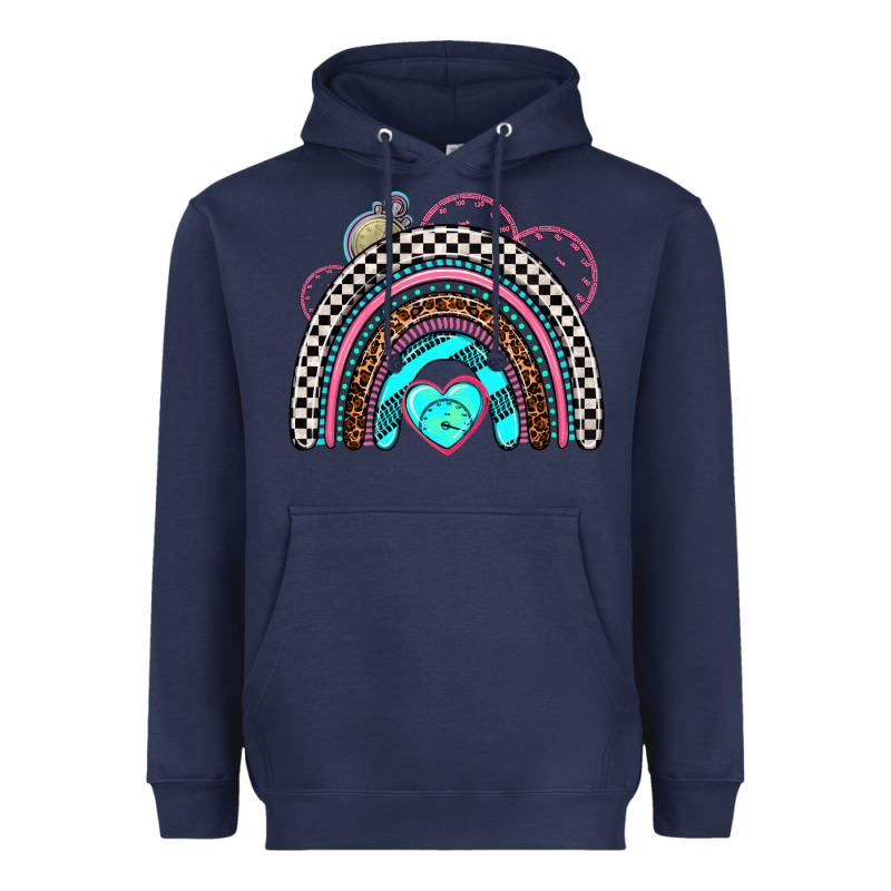 Race Rainbow Heavyweight Hoodie by AdoDesignShop | Teevron