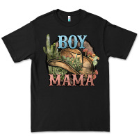 Black Boy Mama western cactus Cowboy Premium Tee - HowdyJamesFarm