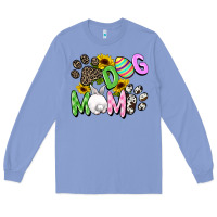 Colony Blue Dog mom Easter Mother's Day Long Sleeve Tee - FaDigitalArtStudio