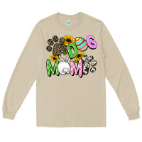 Mushroom Dog mom Easter Mother's Day Long Sleeve Tee - FaDigitalArtStudio